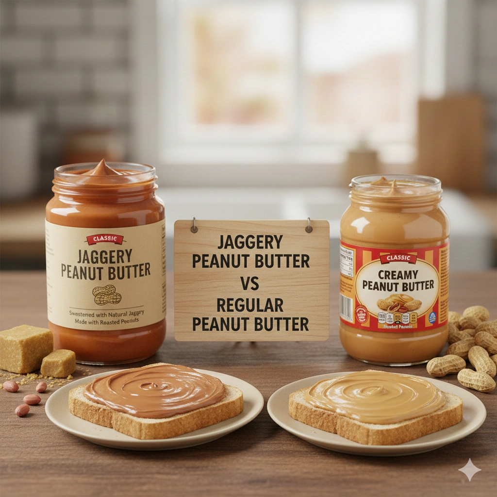 Nutritional Breakdown: Jaggery Peanut Butter vs Regular Peanut Butter