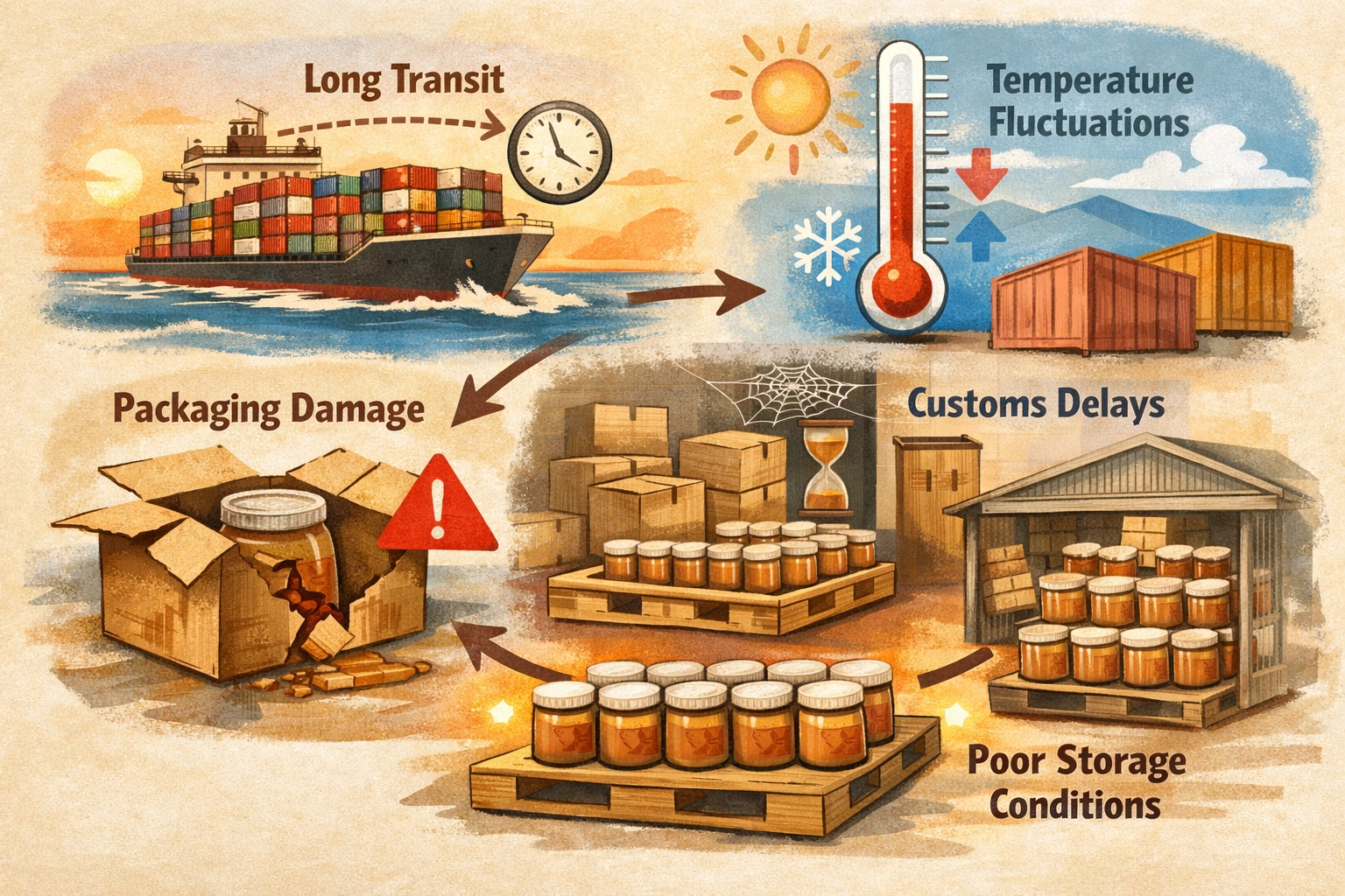 Challenges in Maintaining Peanut Butter Shelf Life in Export Markets