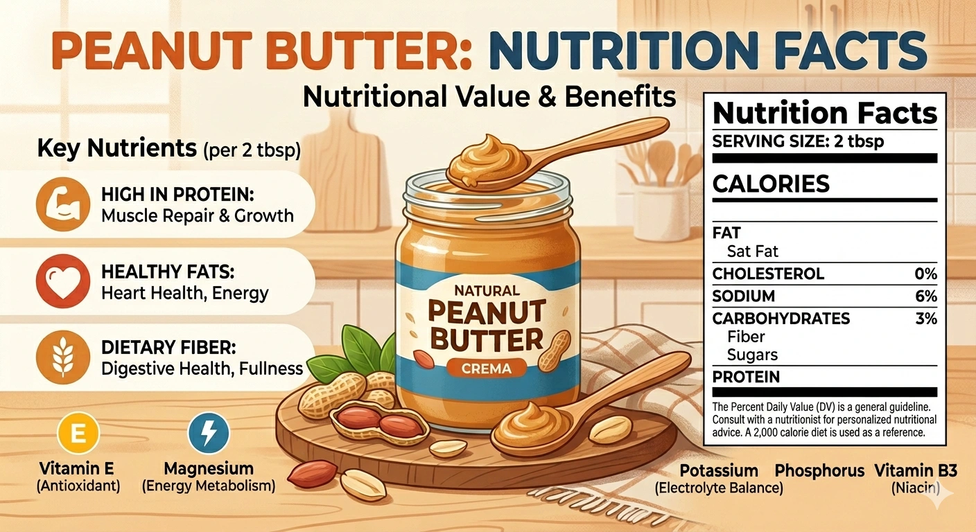 peanut butter nutrition