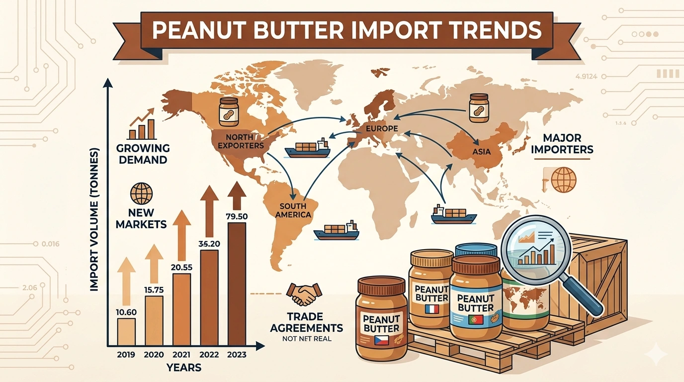 peanut butter import trends