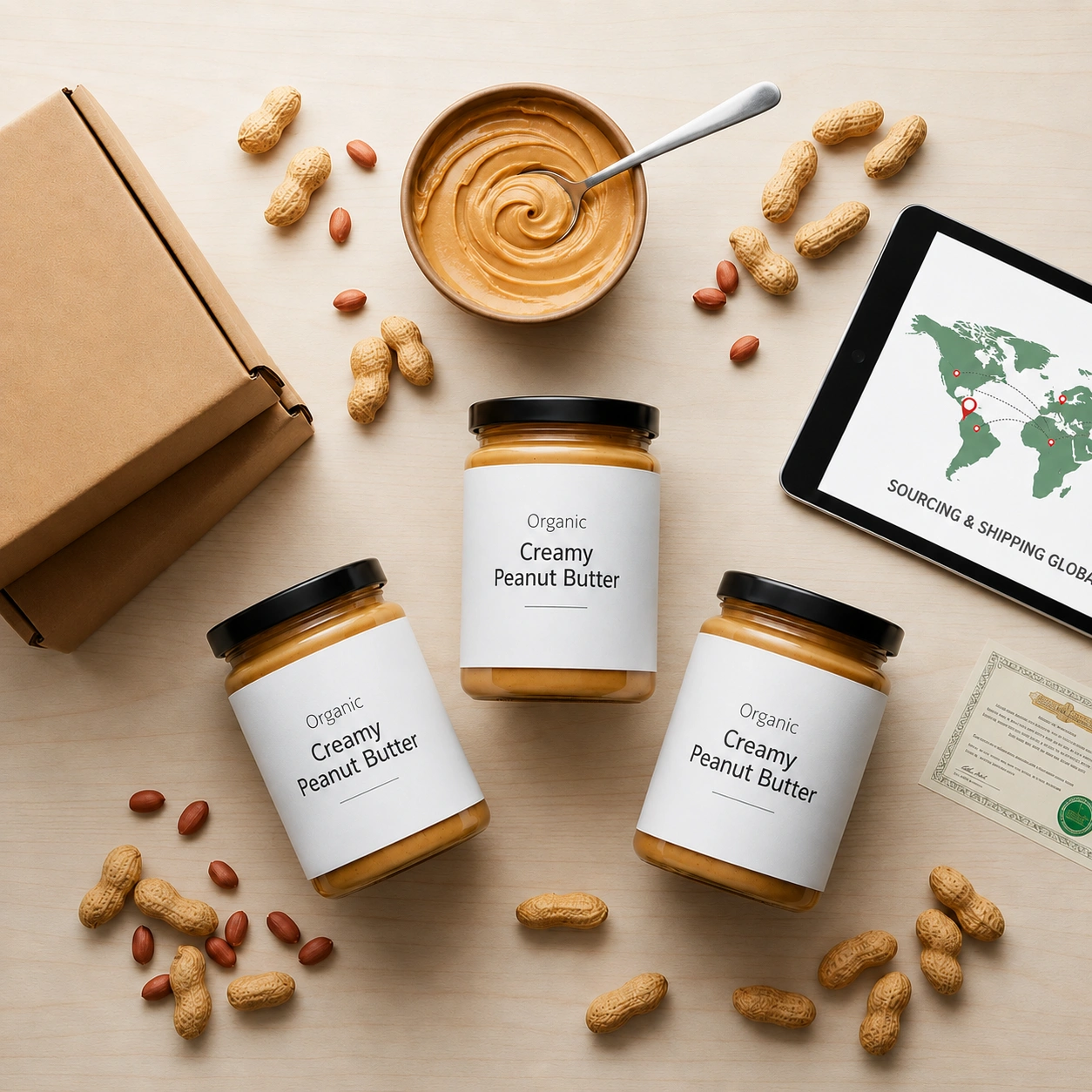 Organic Creamy Peanut Butter Manufacturer & Exporter