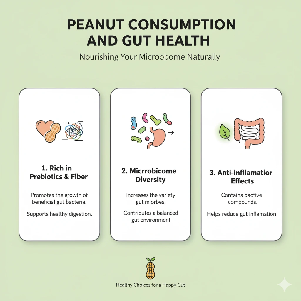 Peanut Consumption and Gut Health