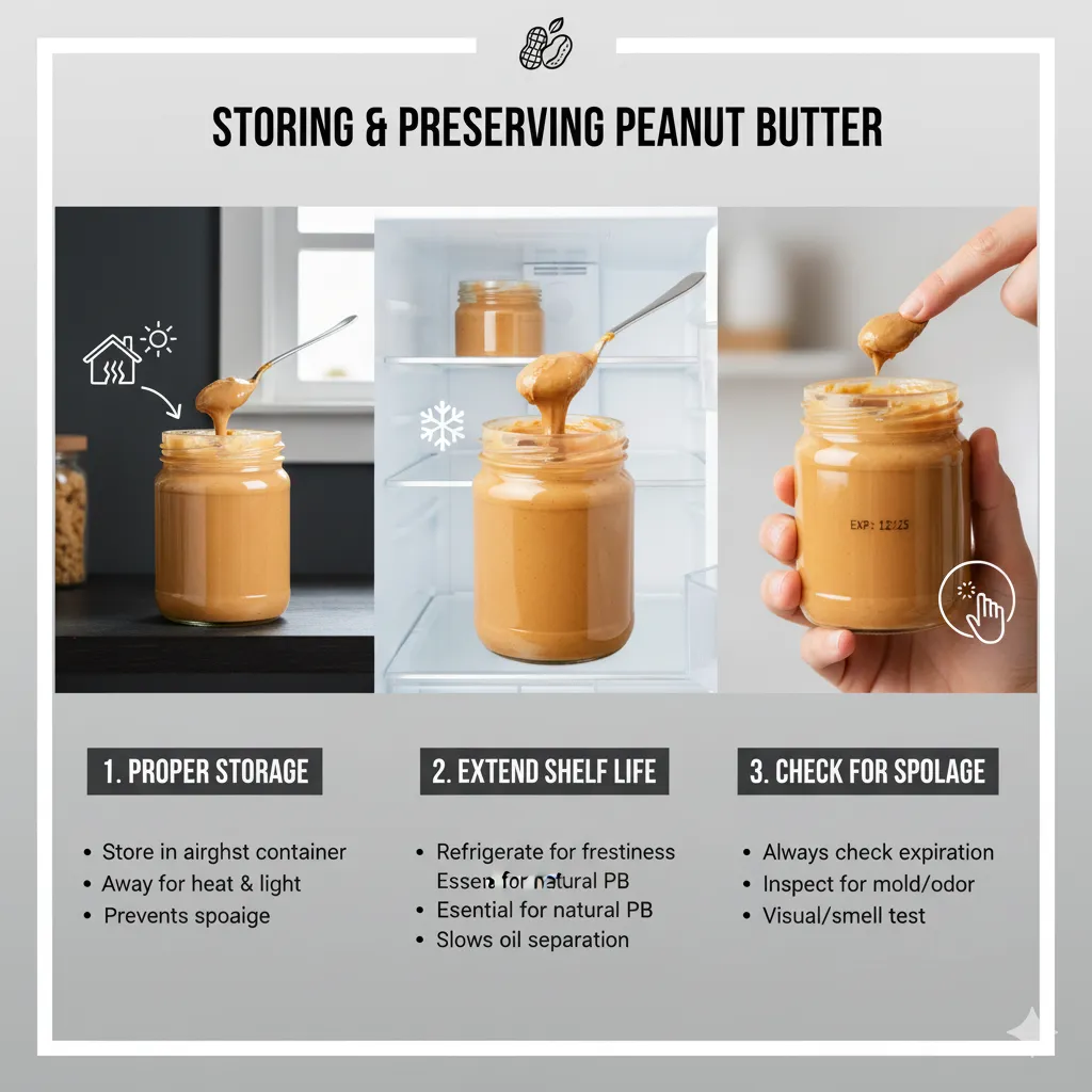 Storing and Preserving Peanut Butter