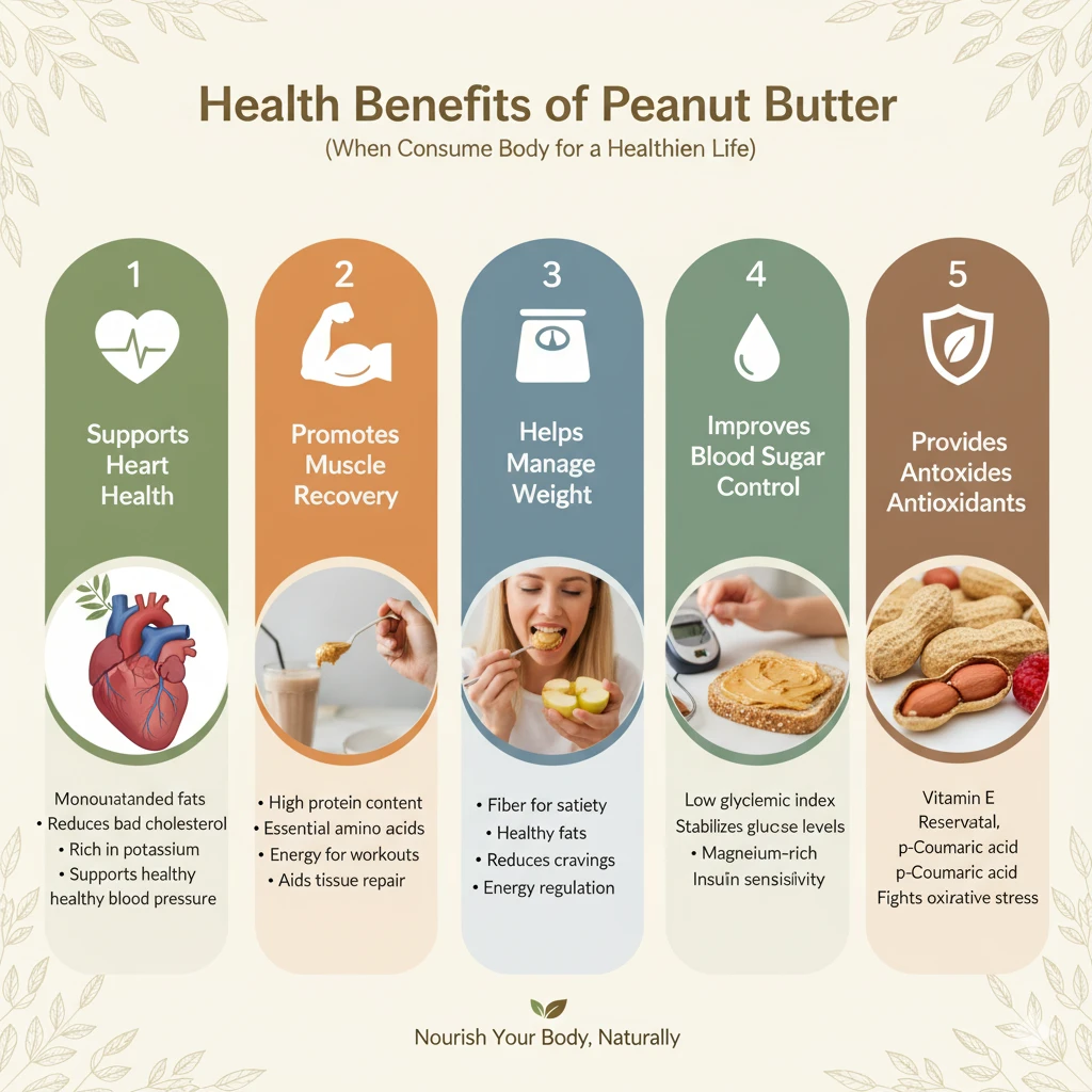 Health Benefits of Peanut Butter (When Consumed in Moderation)