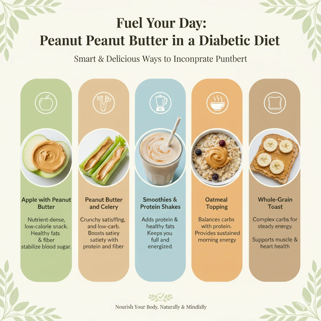 How to Incorporate Peanut Butter Into a Diabetic Diet