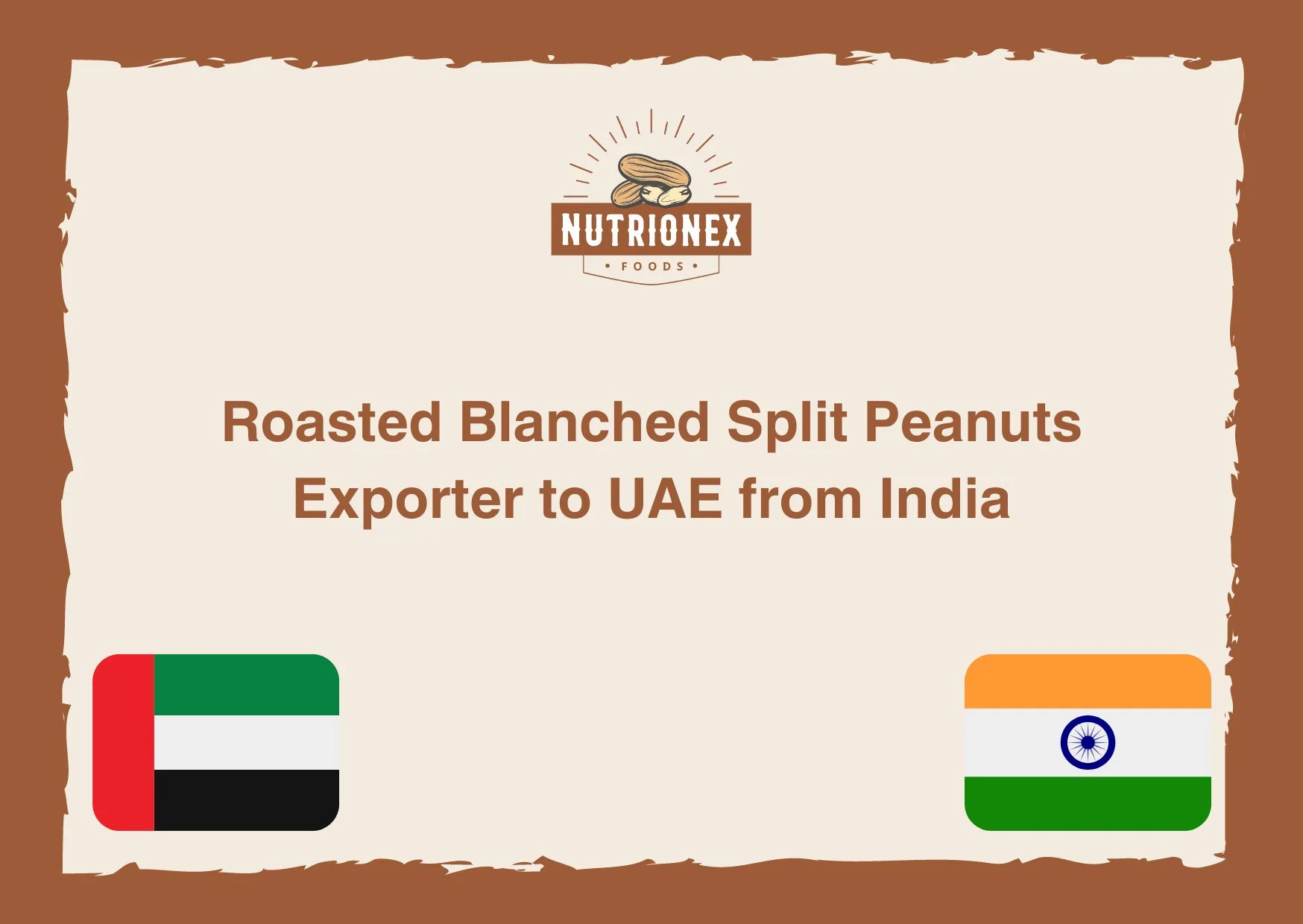 Roasted Blanched Split Peanuts Exporter to UAE from India