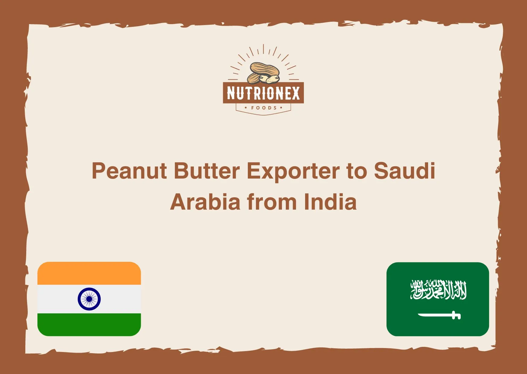 Peanut Butter Exporter to Saudi Arabia from India