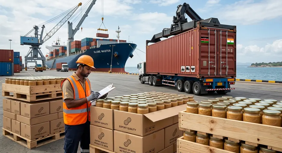 Natural Peanut Butter Exporter to Kenya from India