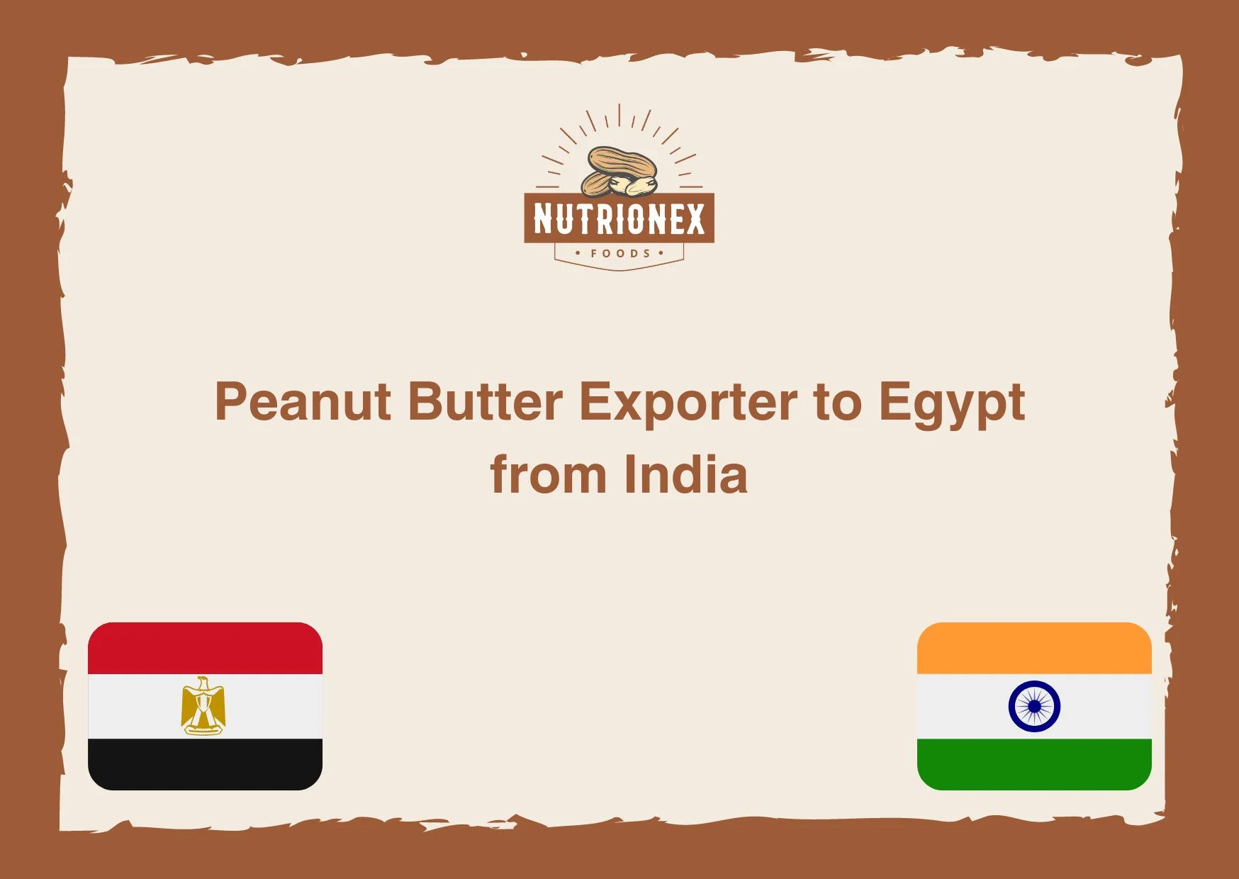 Peanut Butter Exporter To Egypt From India