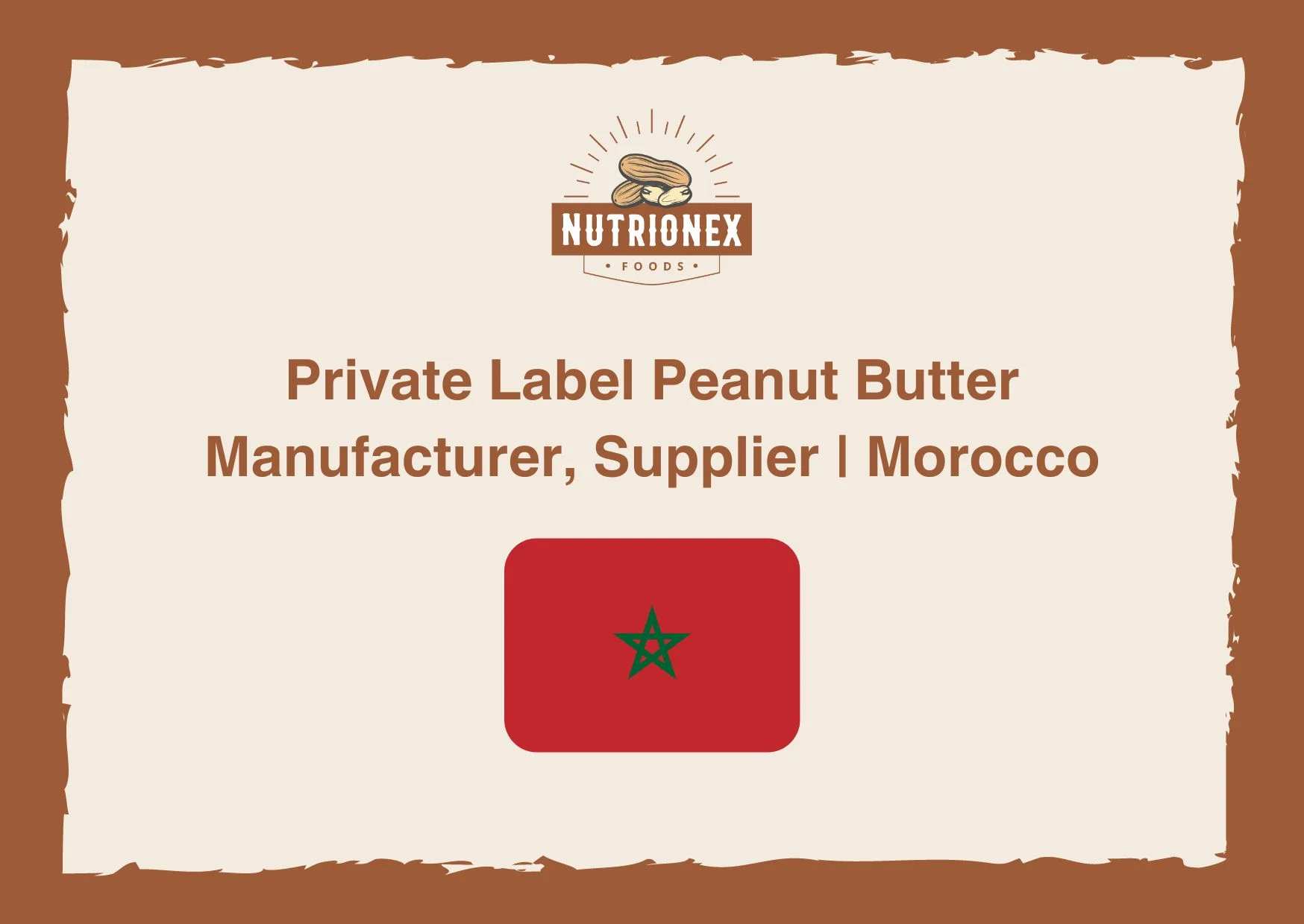 Private Label Peanut Butter Manufacturer, Supplier | Morocco