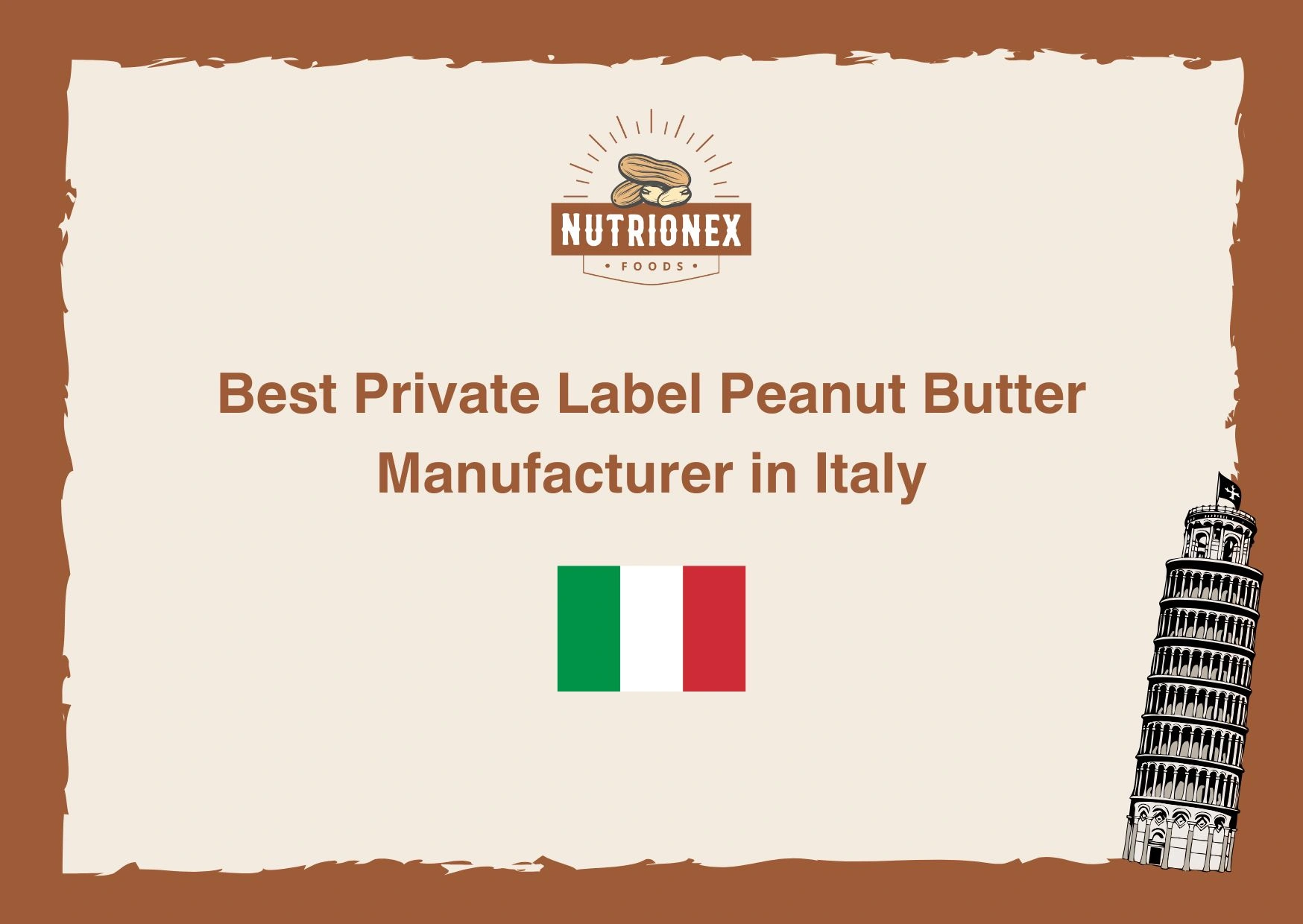 Best Private Label Peanut Butter Manufacturer In Italy